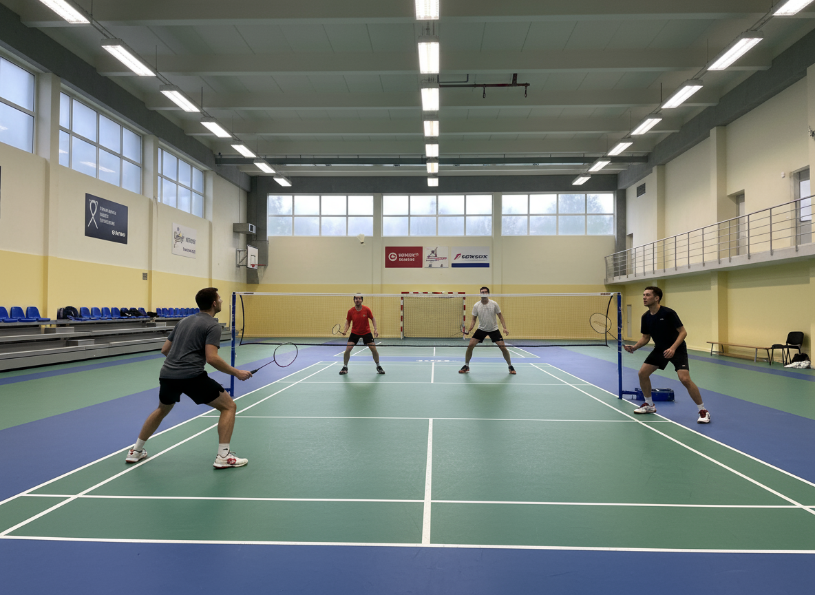 Firefly Gemini Flash Ich benoetige ein Bild fuer meine Webseite auf dem der Sport Badminton zu sehen ist. D 14937